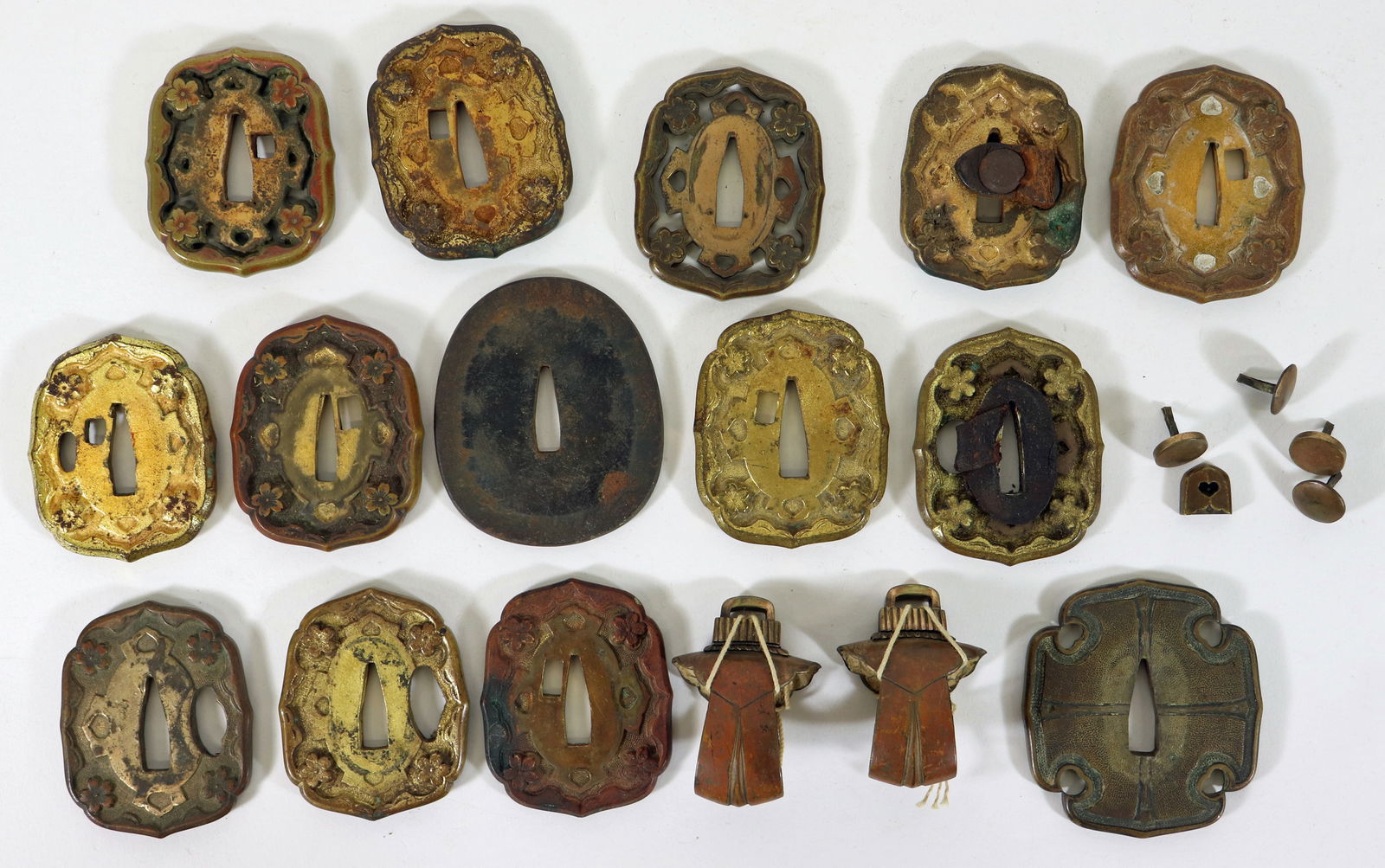 (14) JAPANESE TSUBA, (2) ASHTI MOUNTS (1 of 4)