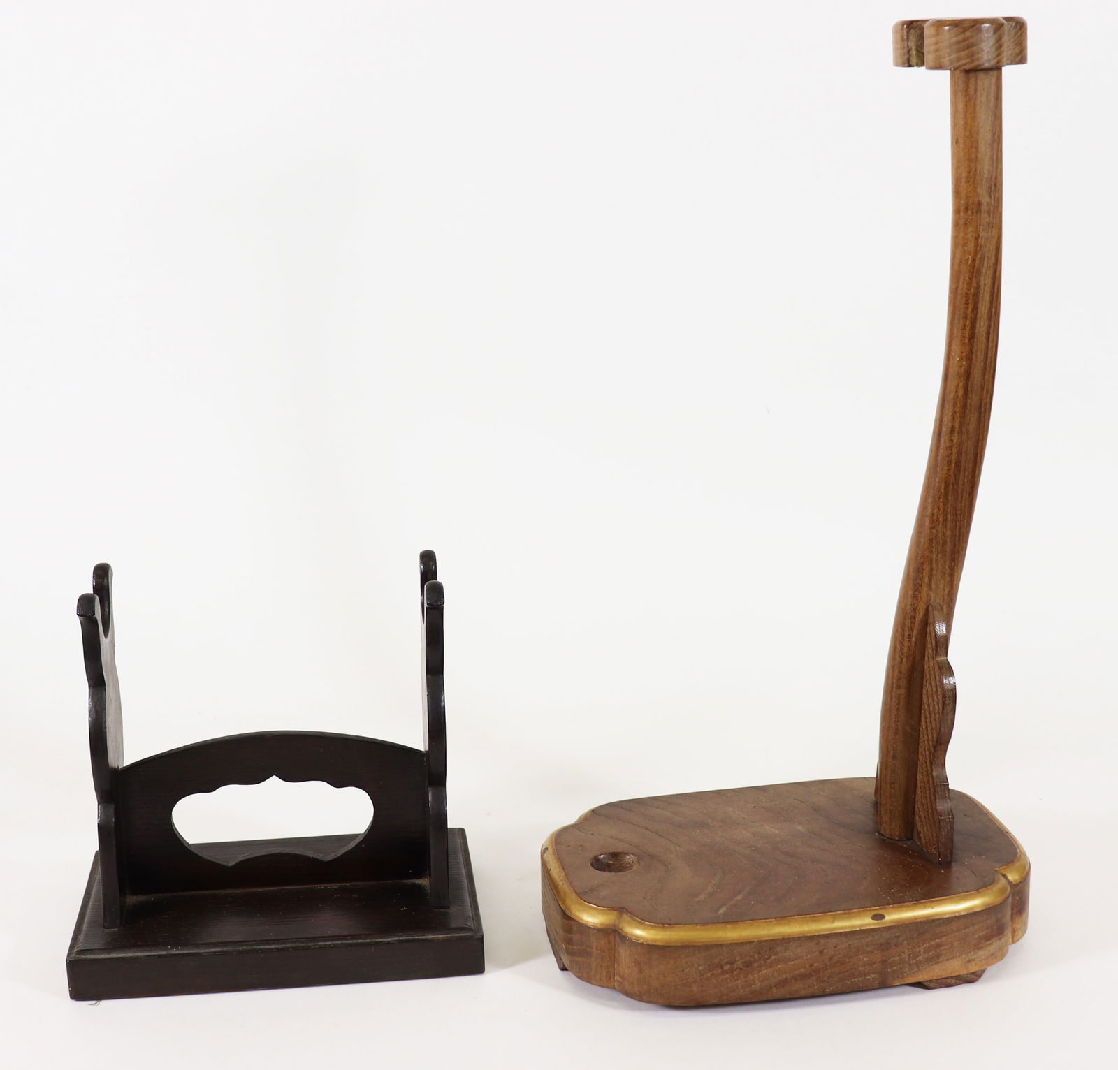 (2) JAPANESE KATANA KAKE SWORD STANDS (1 of 2)