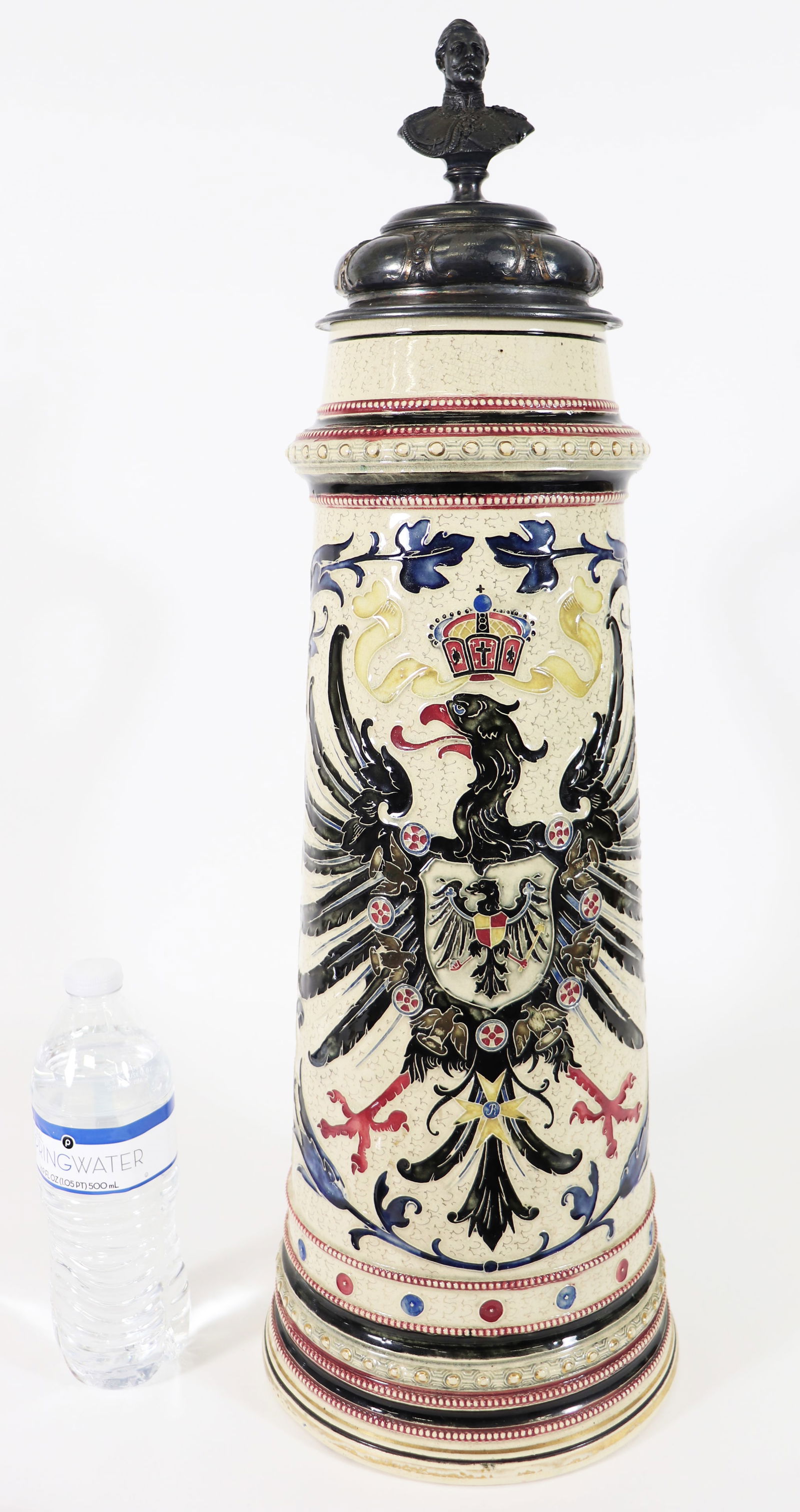 MONUMENTAL GERMAN IMPERIAL EAGLE KAISER STEIN - 4