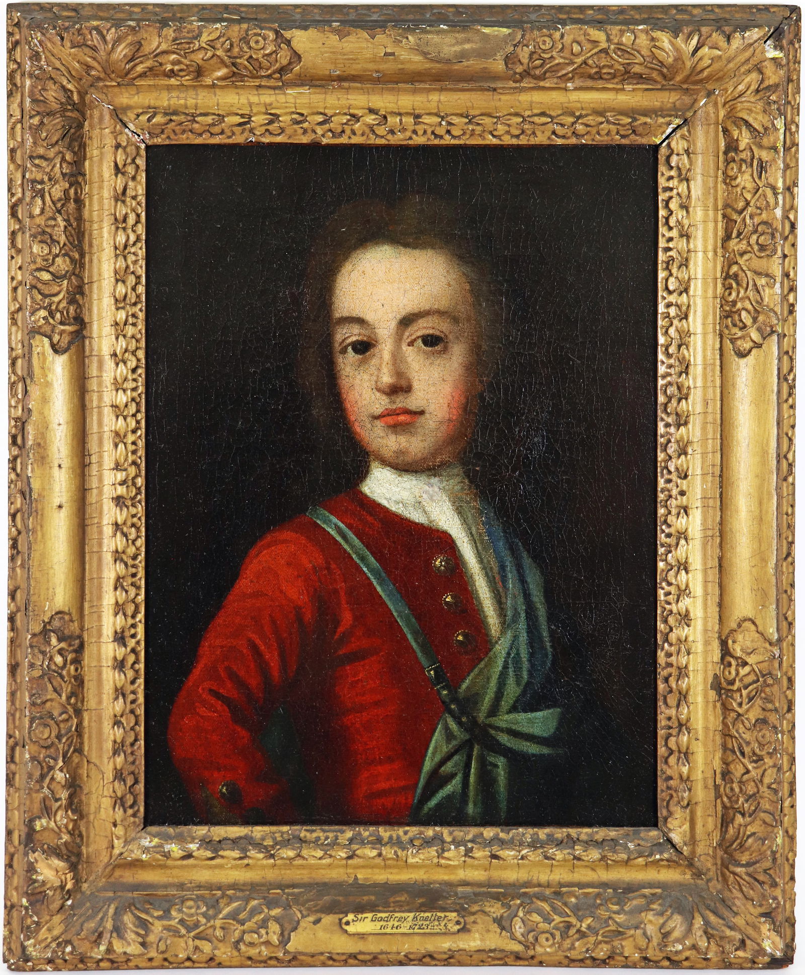 FOLLOWER OF SIR GODFREY KNELLER OIL ON CANVAS (1 of 5)