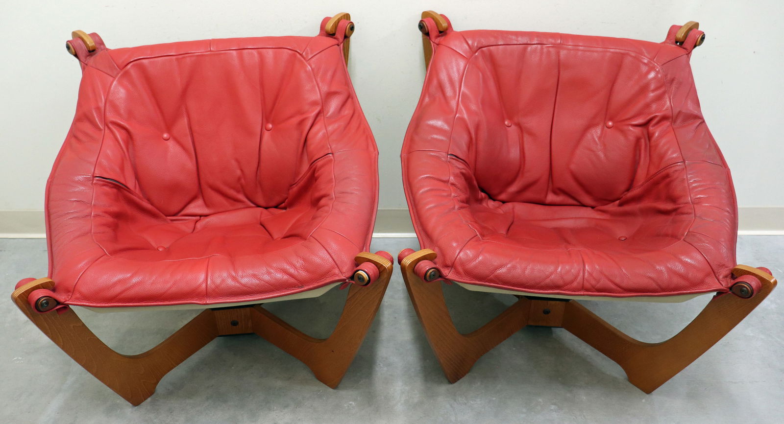(2) DANISH MODERN LUNA CHAIRS - ODD KNUTSEN (1 of 5)