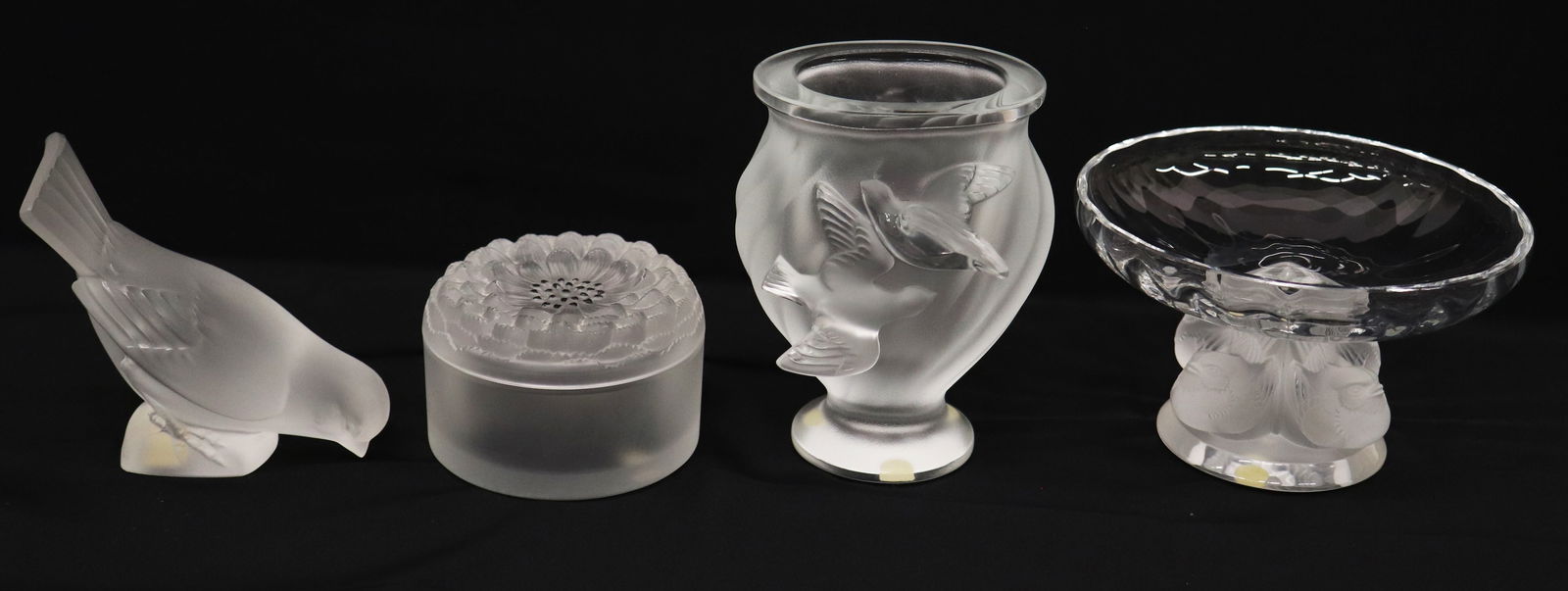 (4) LALIQUE CRYSTAL GLASS COLLECTION (1 of 4)