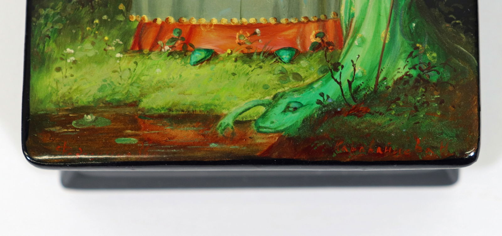 (2) RUSSIAN LACQUER BOXES - 3