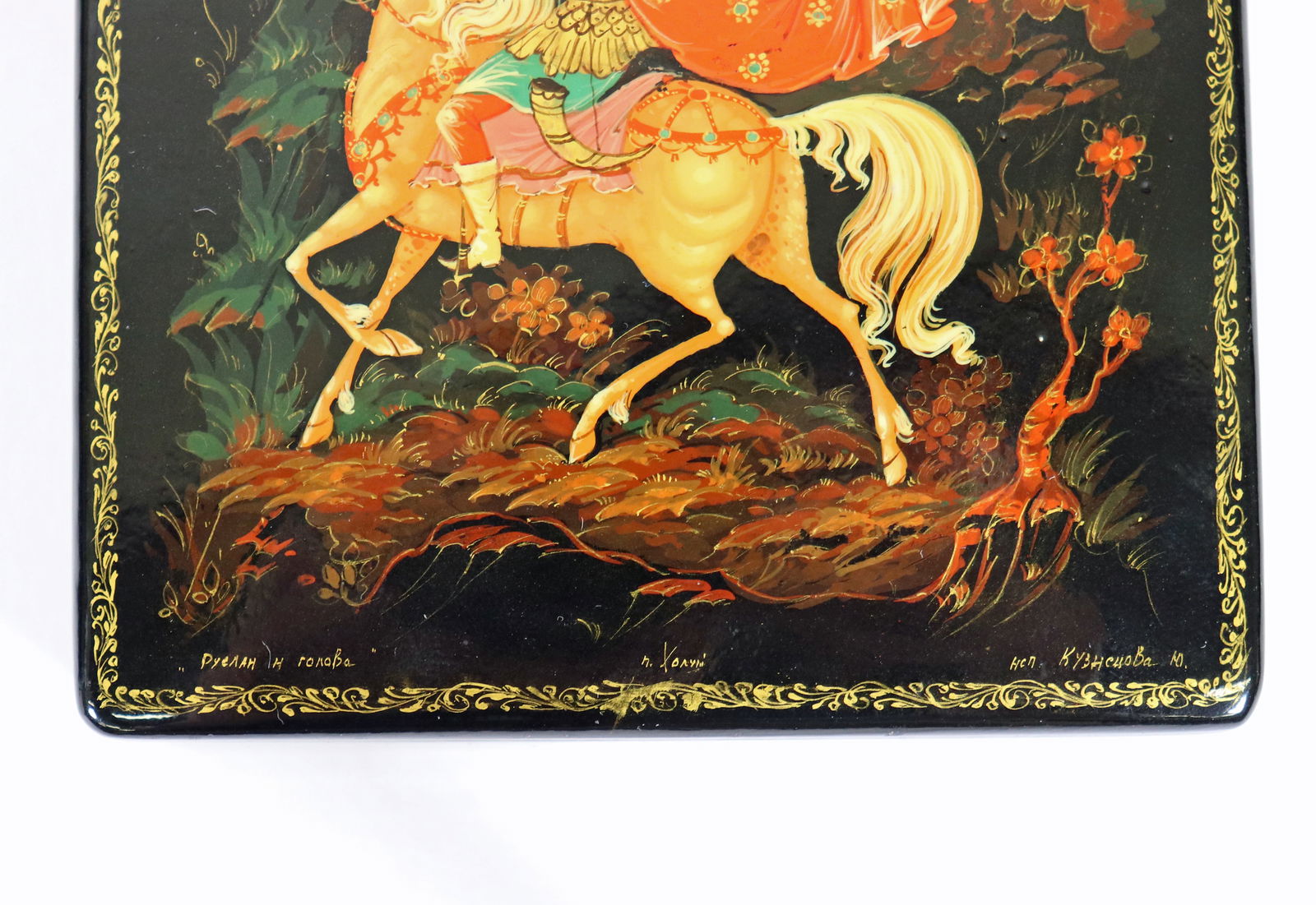 (2) RUSSIAN LACQUER BOXES - 4