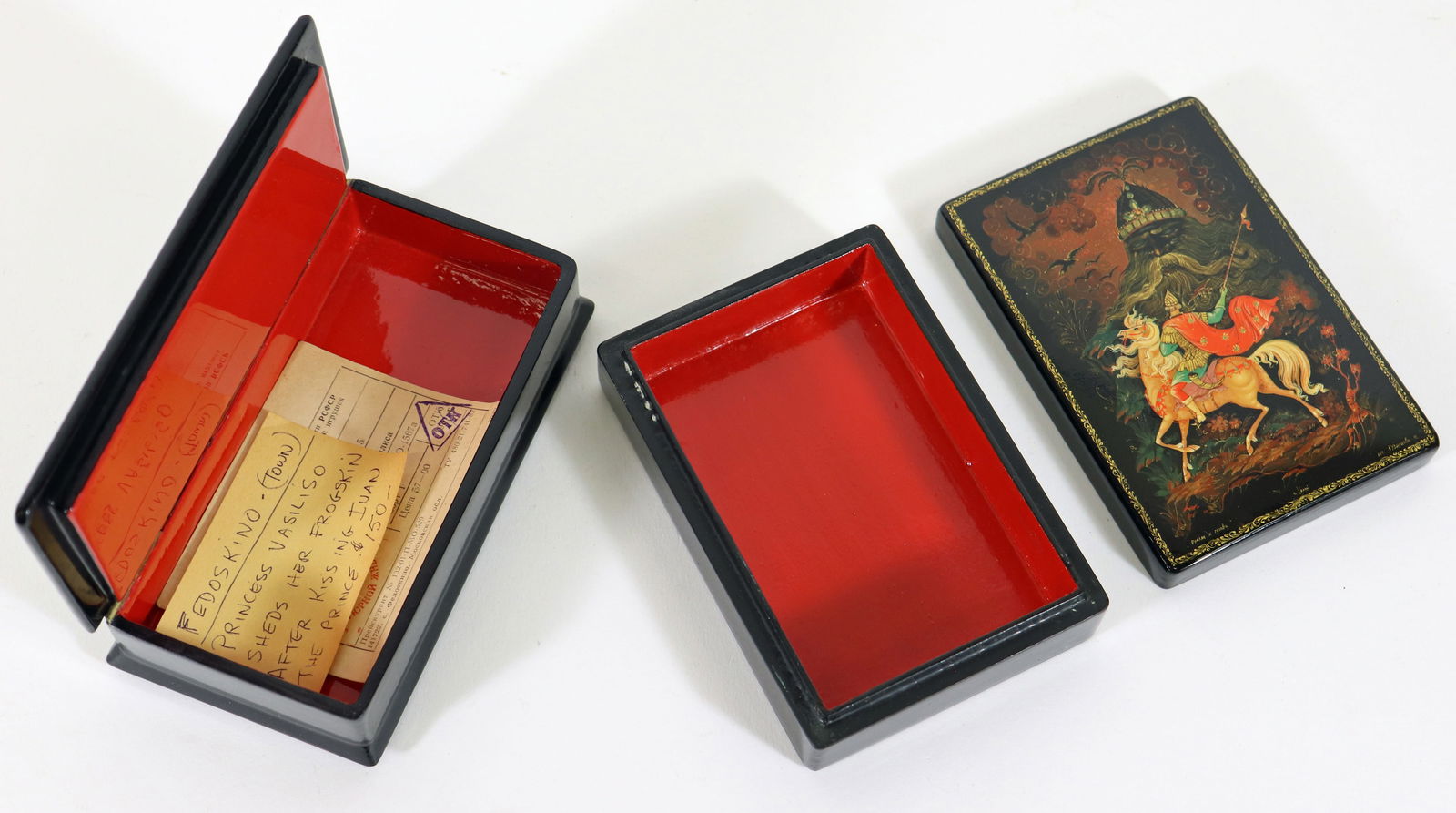 (2) RUSSIAN LACQUER BOXES - 5