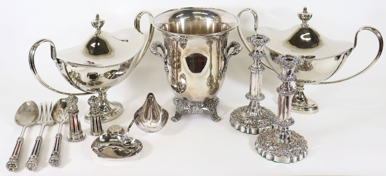 (12) SILVERPLATE ITEMS, MAR-A-LAGO & MORE (1 of 4)