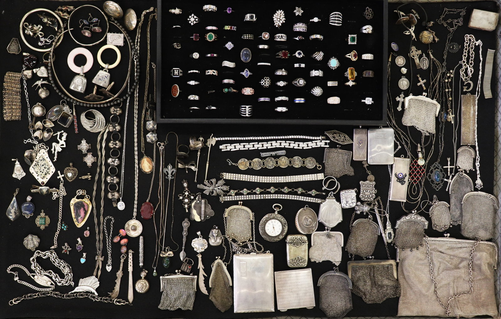 VINTAGE STERLING SILVER JEWELRY COLLECTIBLES MORE (1 of 6)