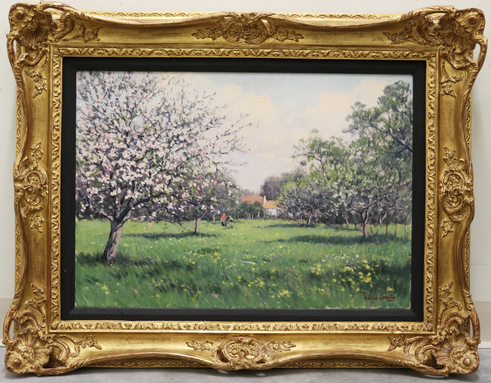 MAURICE LeMAITRE SPRING IN AMILLIS PAINTING (1 of 6)