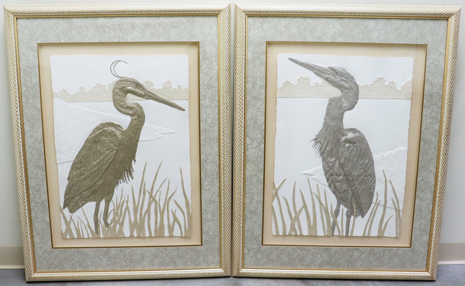 (2) LORI KIPLINGER PANDY A/P CAST PAPER BIRDS (1 of 5)