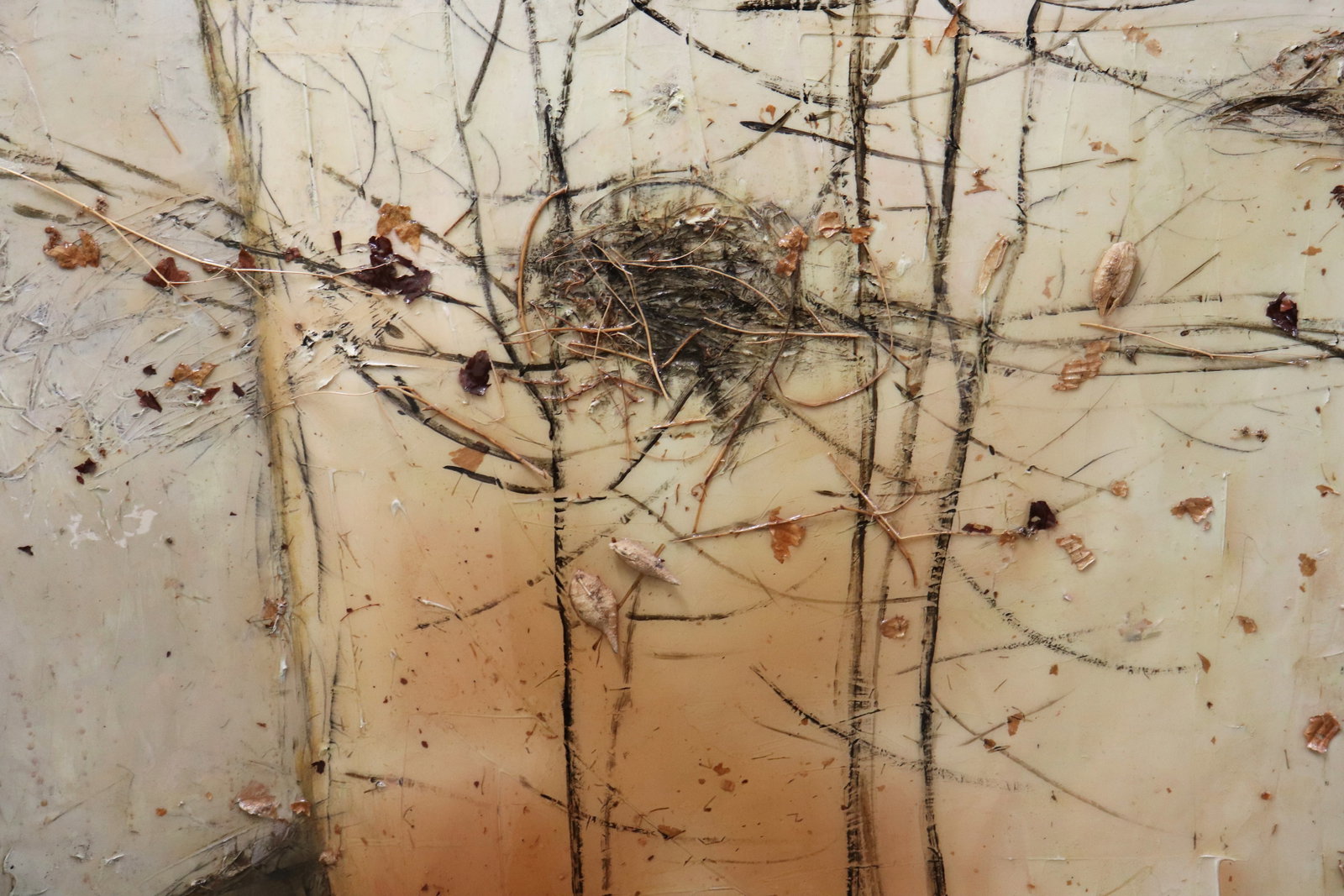 LARGE ABSTRACT MIXED MEDIA ARTWORK - 2