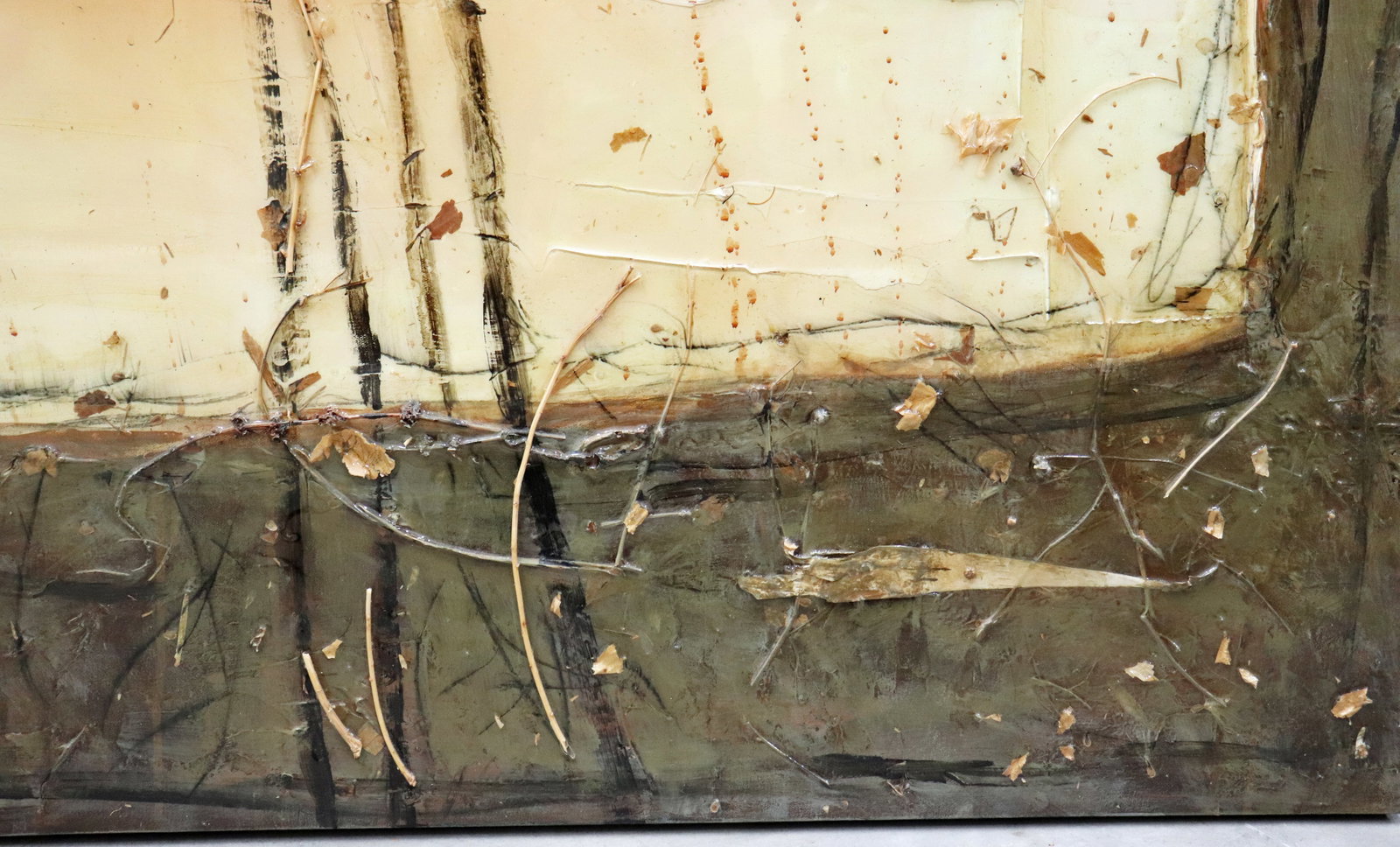 LARGE ABSTRACT MIXED MEDIA ARTWORK - 3