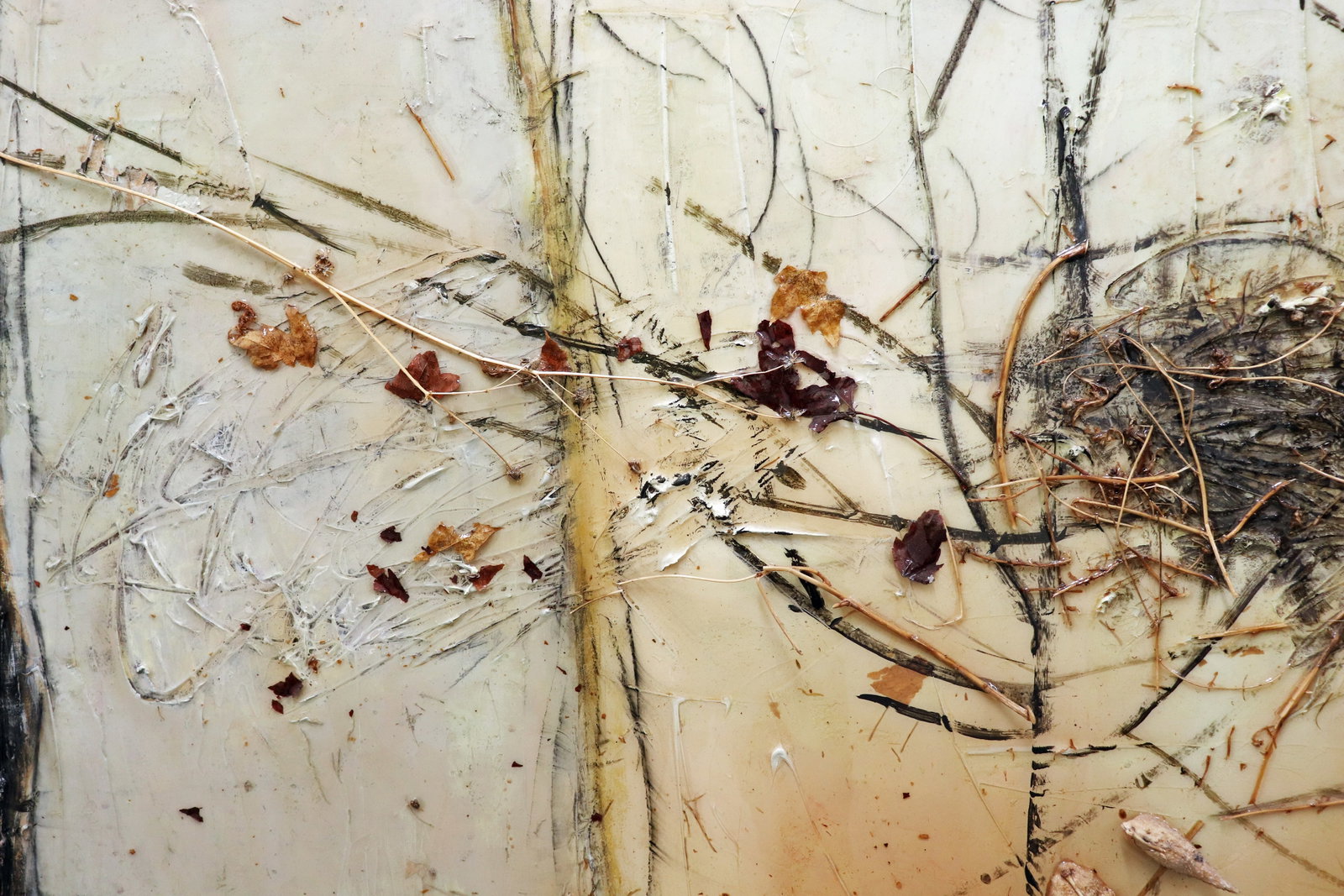 LARGE ABSTRACT MIXED MEDIA ARTWORK - 4