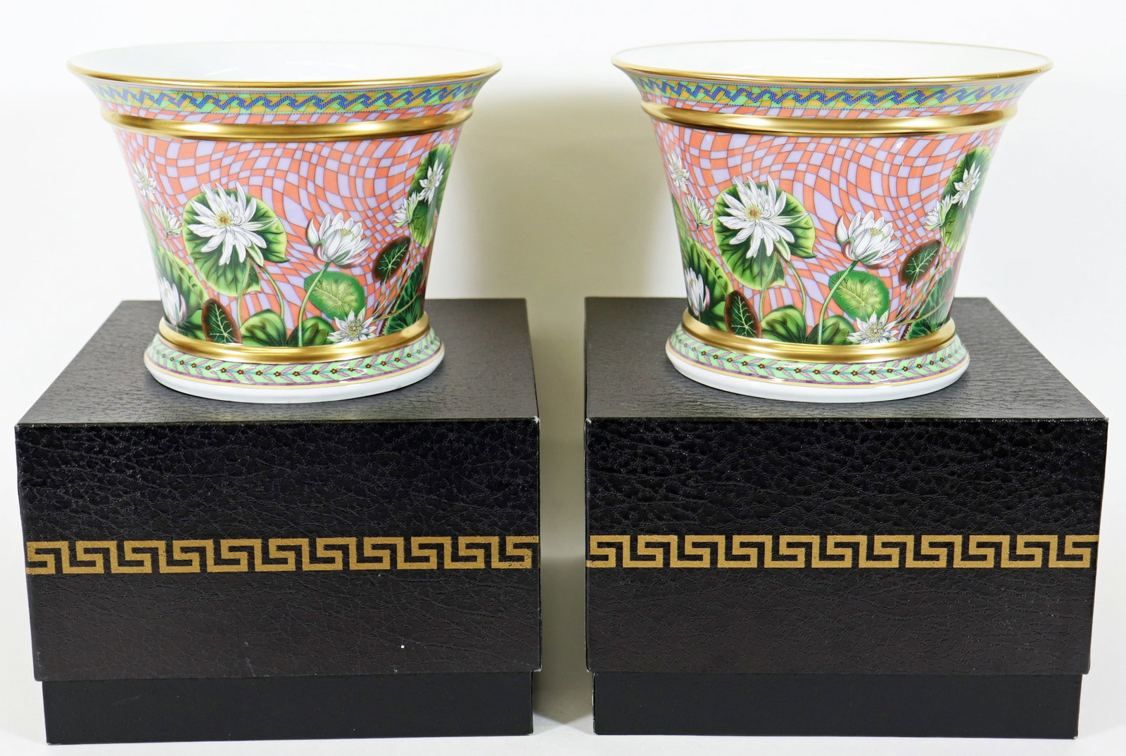 ROSENTHAL VERSACE TROPICAL WONDERLAND VASES 5.75" (1 of 1)