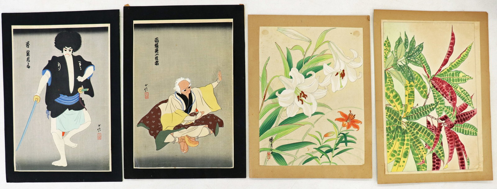 (4) JAPANESE WOODBLOCK PRINTS (1 of 3)