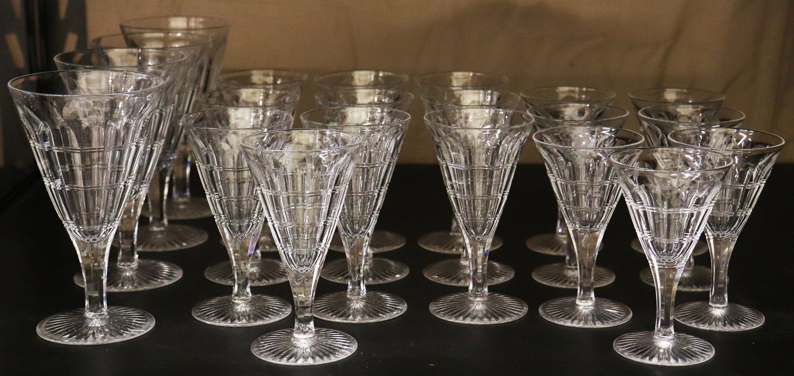 (21) WEBB & CORBETT CRYSTAL STEMWARE - 2