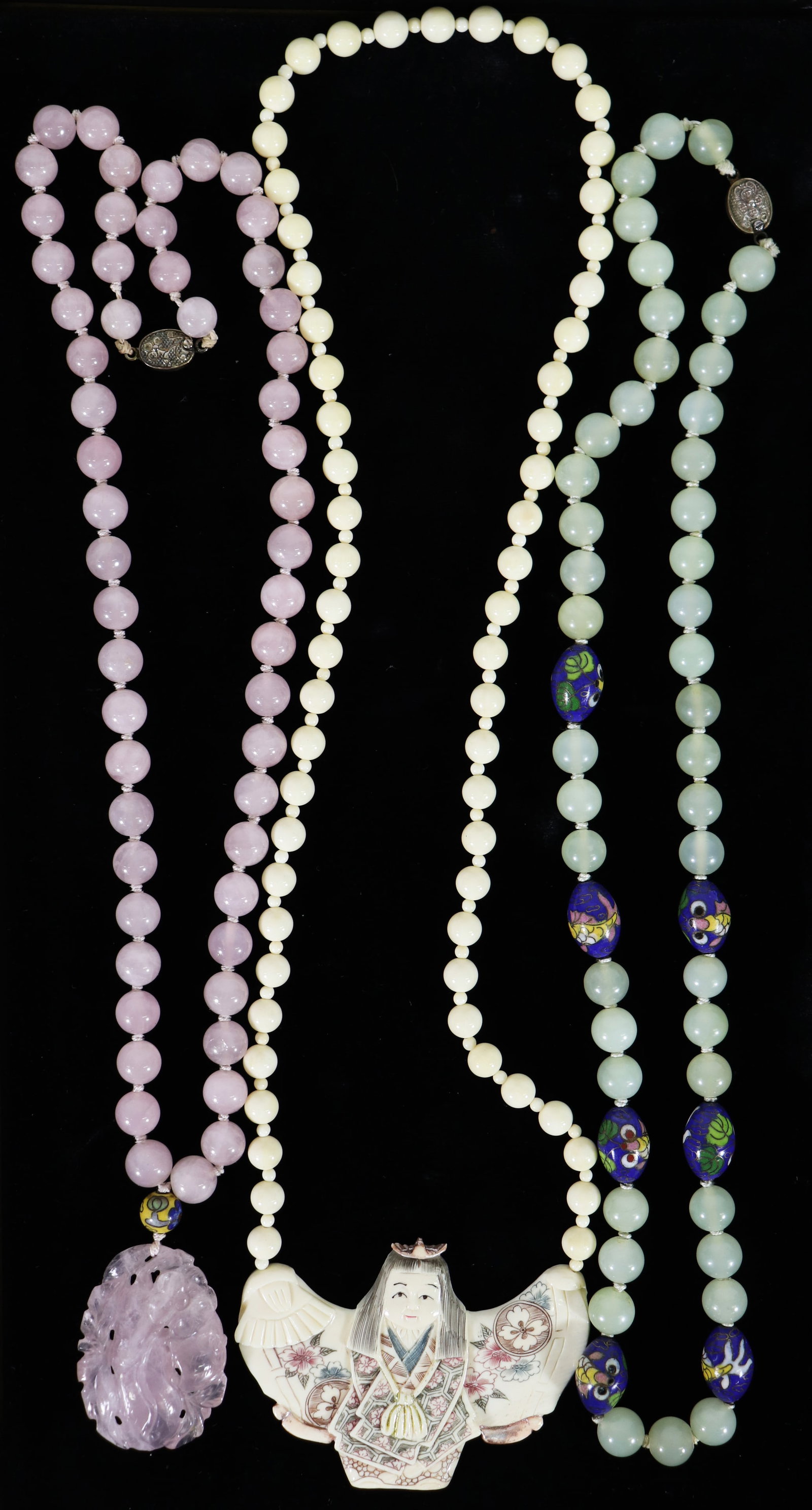 (3) CHINESE EXPORT NECKLACES (1 of 6)