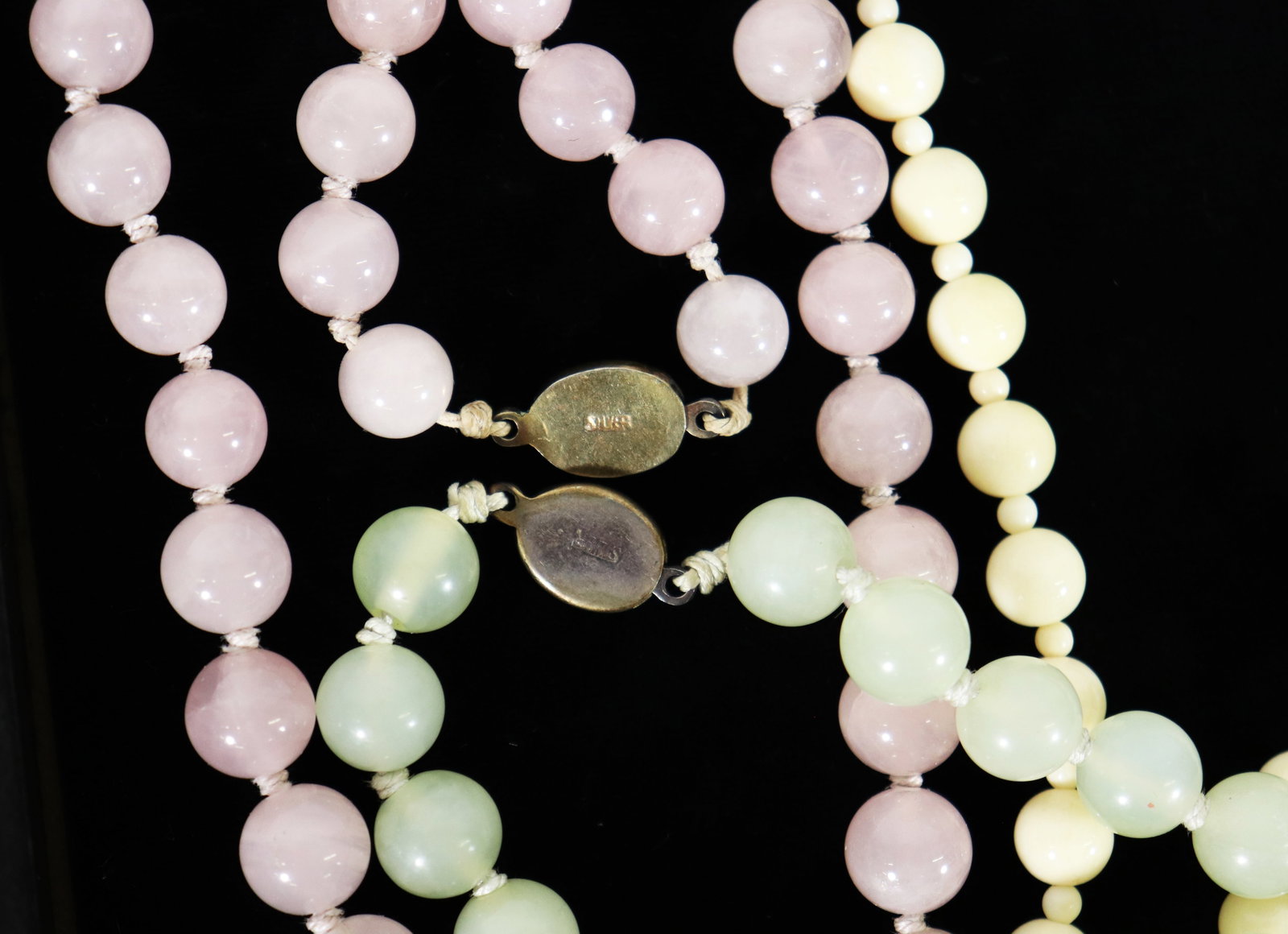(3) CHINESE EXPORT NECKLACES - 4