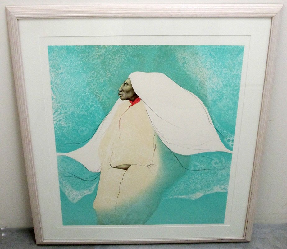 FRANK HOWELL SIGNED LITHOGRAPH: Titled Summer Rose. Signed lower right and #'d 69/140 lower left.