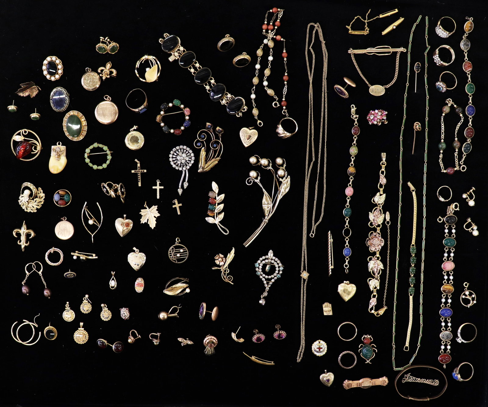 VINTAGE GOLD FILLED JEWELRY COLLECTION (1 of 5)