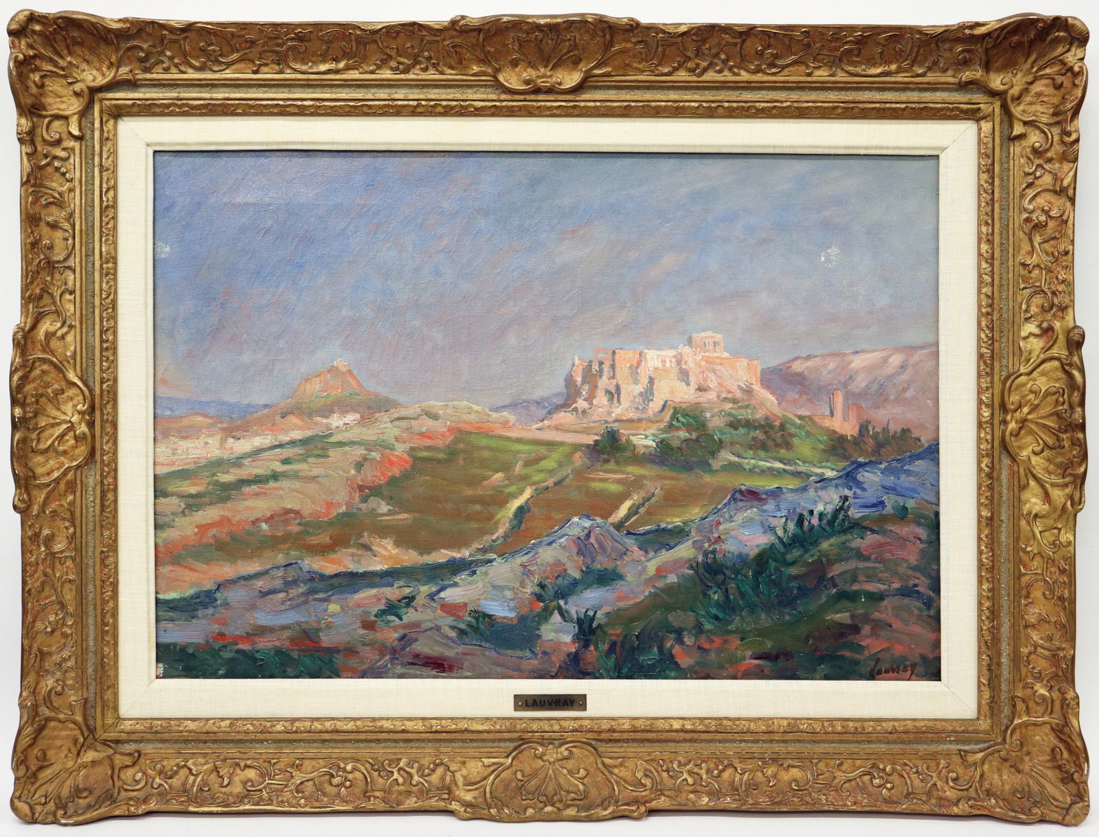 LOUIS ABEL LAUVRAY LANDSCAPE PAINTING (1 of 5)