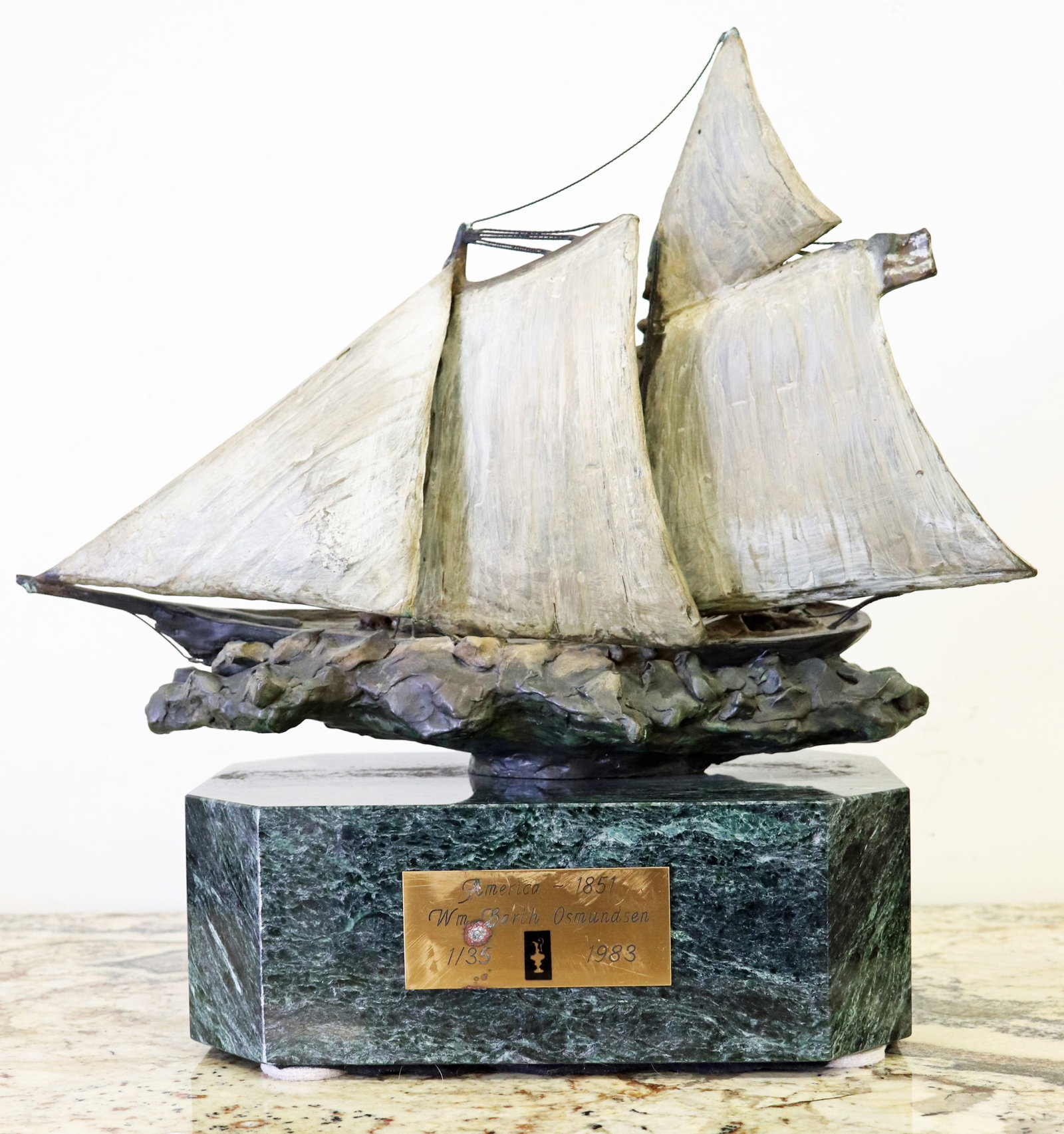 WILLIAM BARTH OSMUNDSEN AMERICA 1851 SCHOONER (1 of 4)