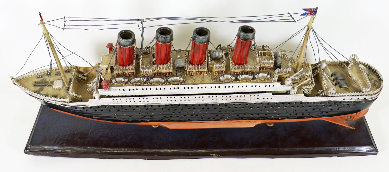 LARGE METAL BRITISH SHIP MODEL - 2