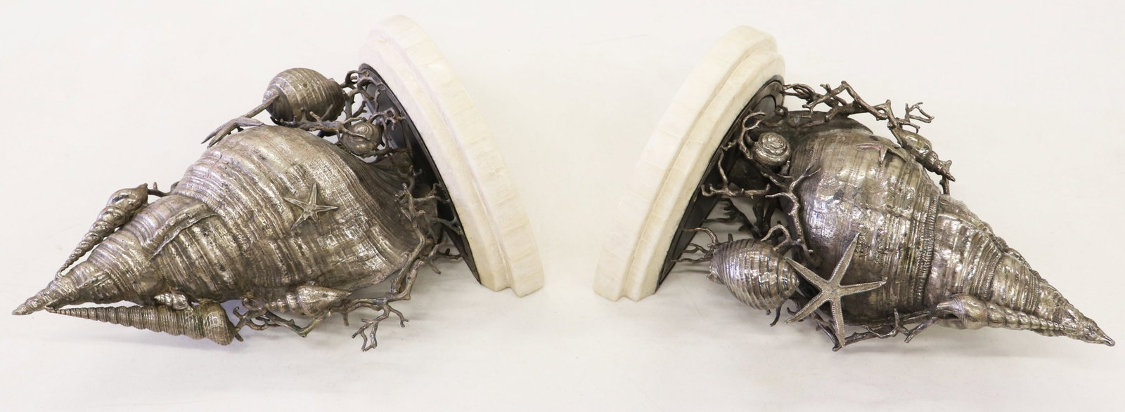 MAITLAND SMITH CONCH SHELL WALL SHELVES - 2