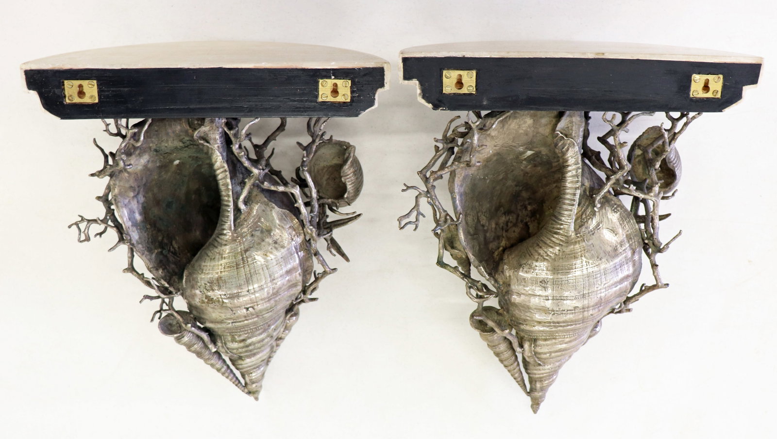 MAITLAND SMITH CONCH SHELL WALL SHELVES - 3