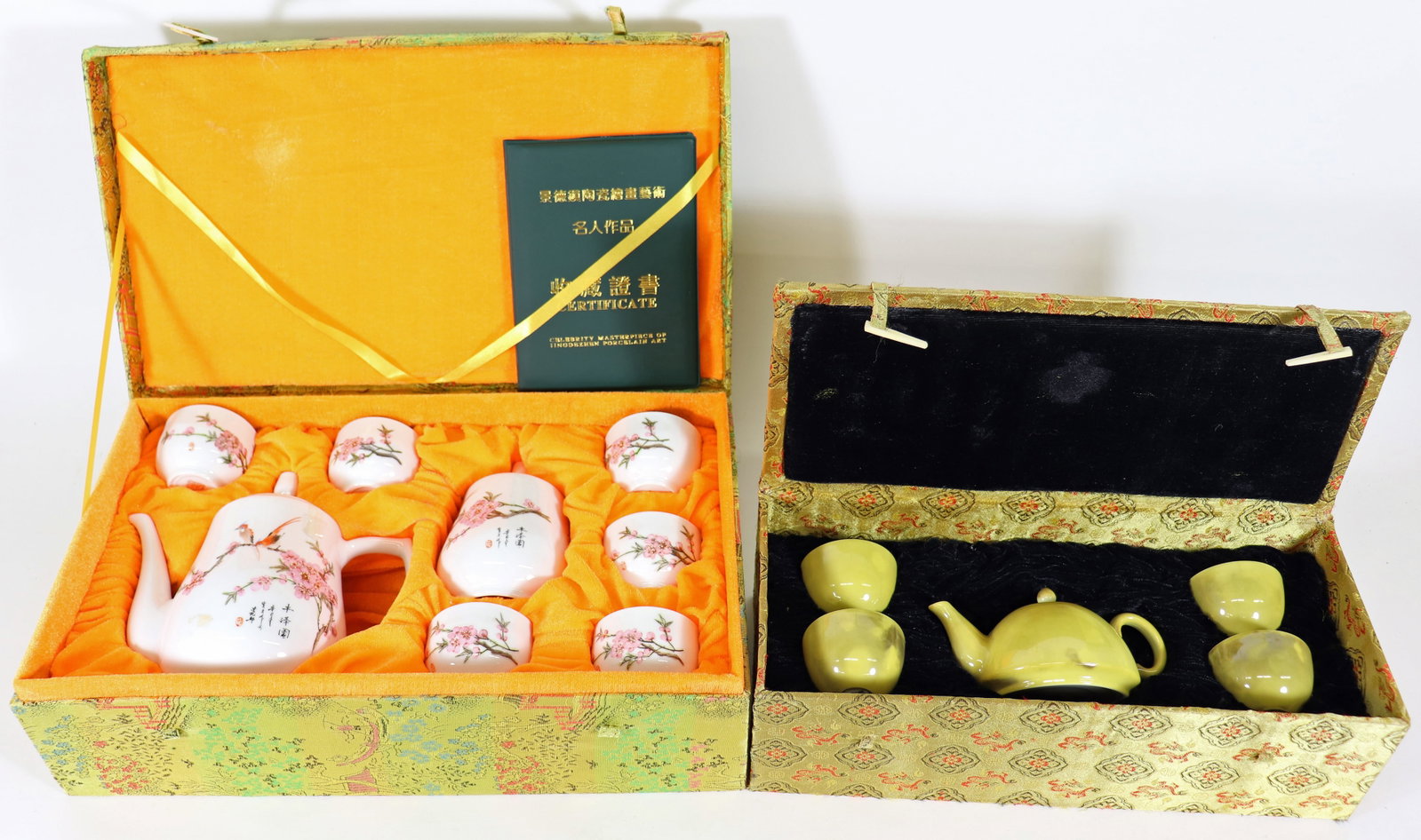 (2) CHINESE EXPORT JINGDEZHEN TEA SETS (1 of 5)