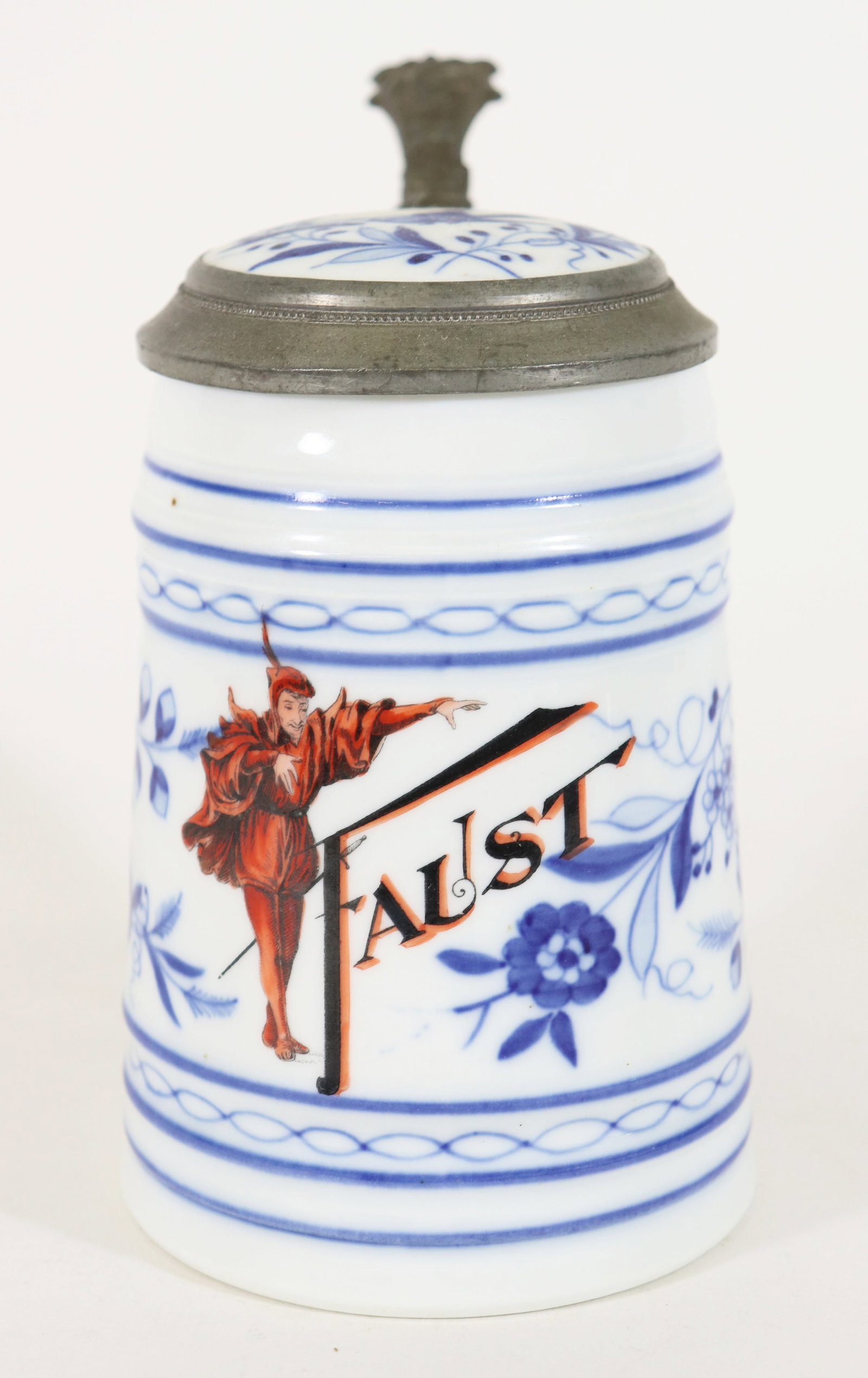 FAUST PORCELAIN LITHOPHANE BEER STEIN (1 of 6)