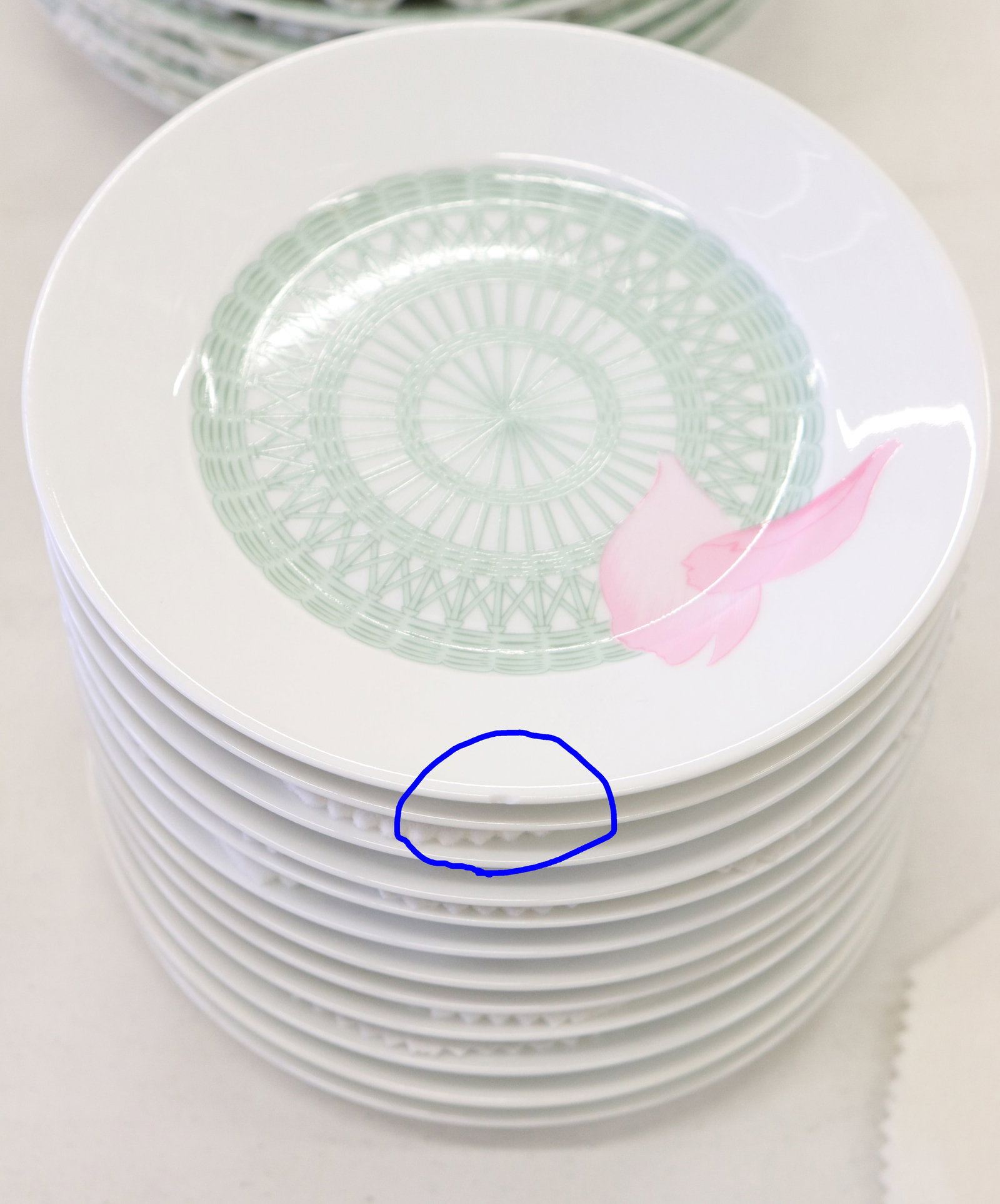 330+ PIECE HERMES LES PIVOINES PATTERN CHINA SET - 11