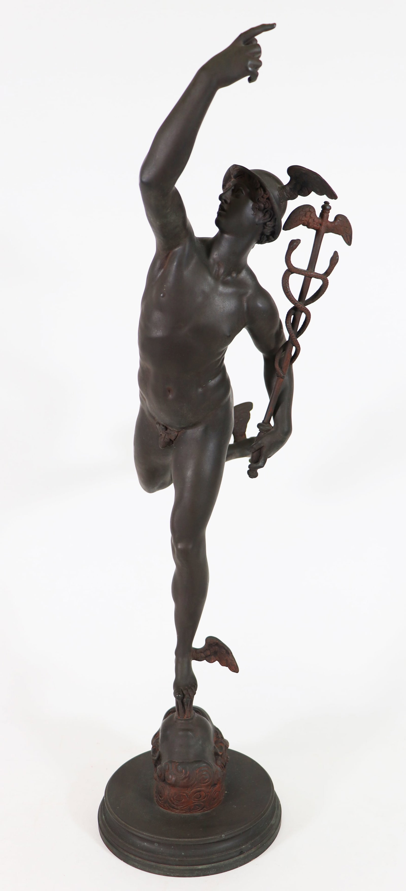 FLYING MERCURY SCULPTURE AFTER GIAMBOLOGNA (1 of 3)