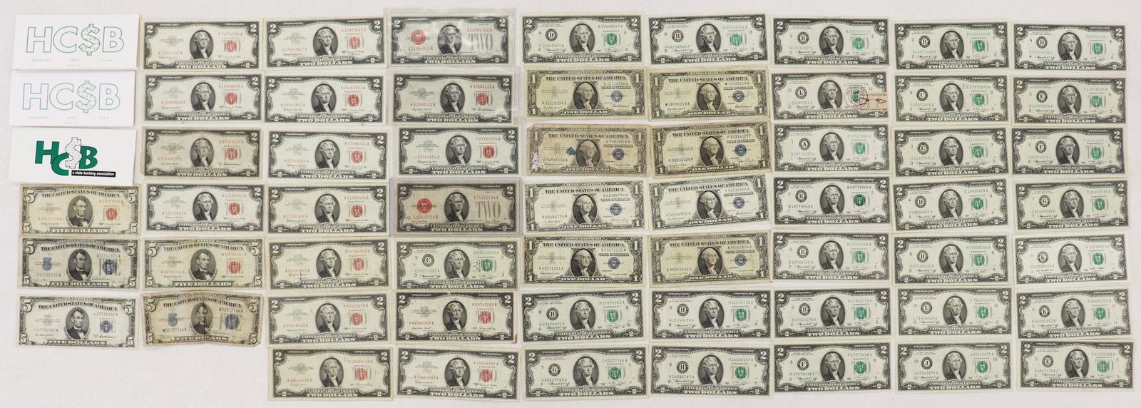 OLD UNITED STATES BANKNOTE CURRENCY $153 FACE (1 of 4)