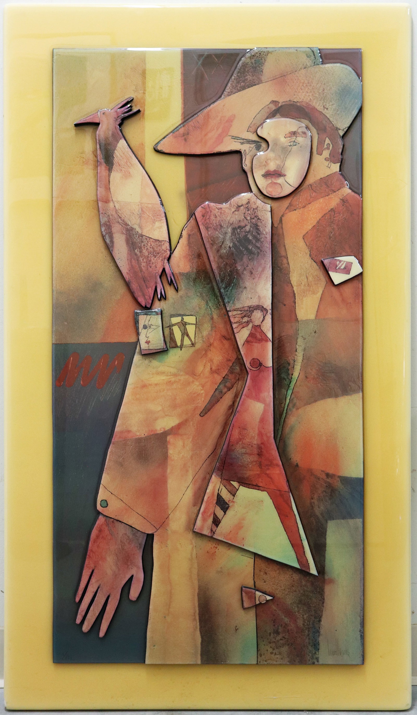 GREGORY HAWTHORNE MIXED MEDIA WALL ART SCULPTURE (1 of 7)