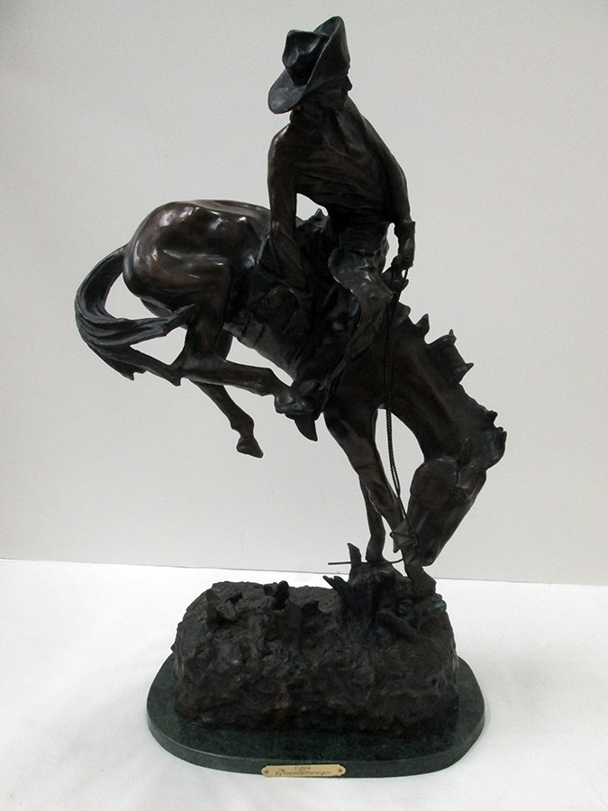 FREDERIC REMINGTON OUTLAW BRONZE