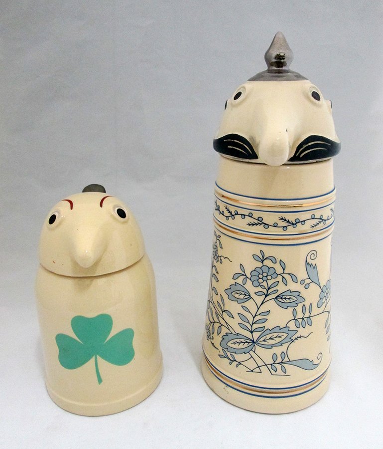(2) WEBCO SCHULTZ & DOOLEY BEER STEINS