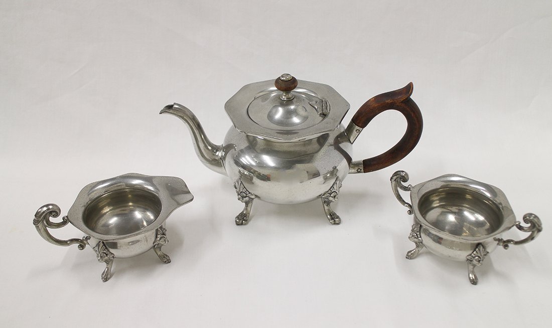 REED & BARTON PEWTER TEA SET