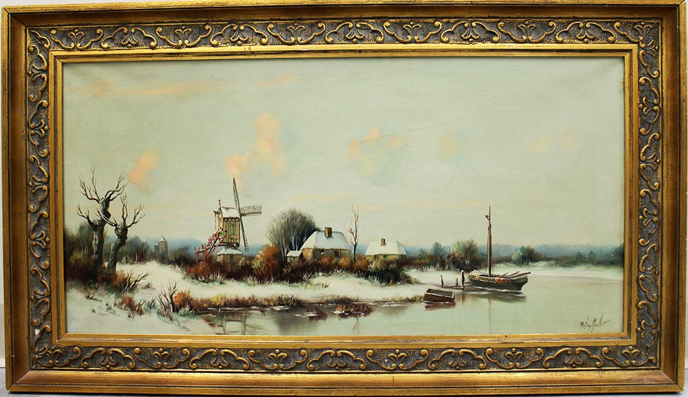 ANTON MULLER PAINTING