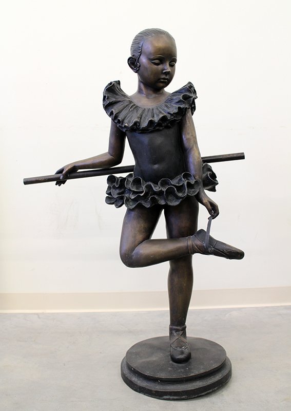 LARGE BRONZE BALLERINA SCULPTURE