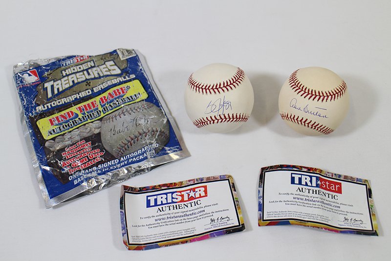 BO JACKSON & DON SUTTON AUTOGRAPHED BASEBALLS: Two autographed baseballs - Bo Jackson & Don Sutton. Both balls come with Tristar COAs.