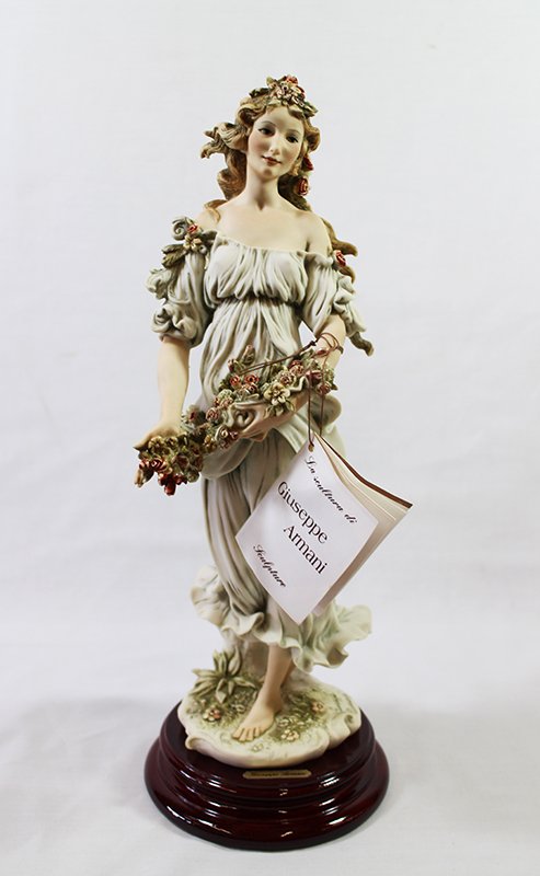 GIUSEPPE ARMANI FLORA FIGURINE: Giuseppe Armani Flora figurine. Redemption series. 13" tall.
