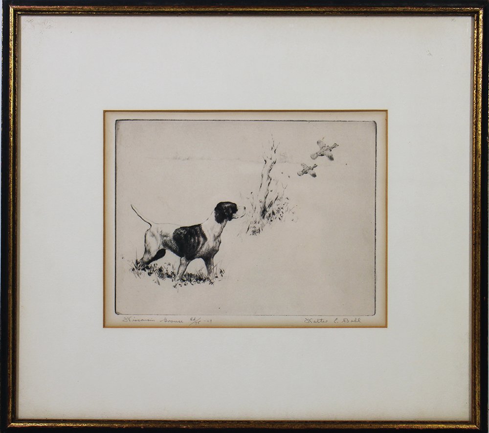 WALTER BOHL DRYPOINT ETCHING (1 of 3)