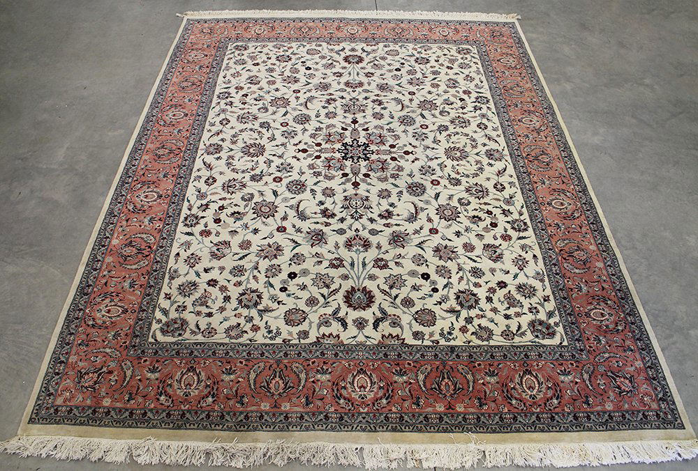 9' 2" X 11' 2" PERSIAN TABRIZ RUG (1 of 7)