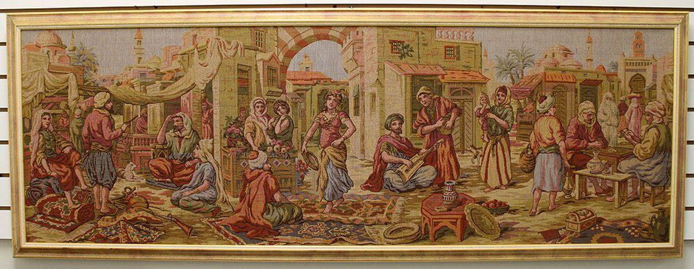 ARABIC VILLAGE TAPESTRY (1 of 4)