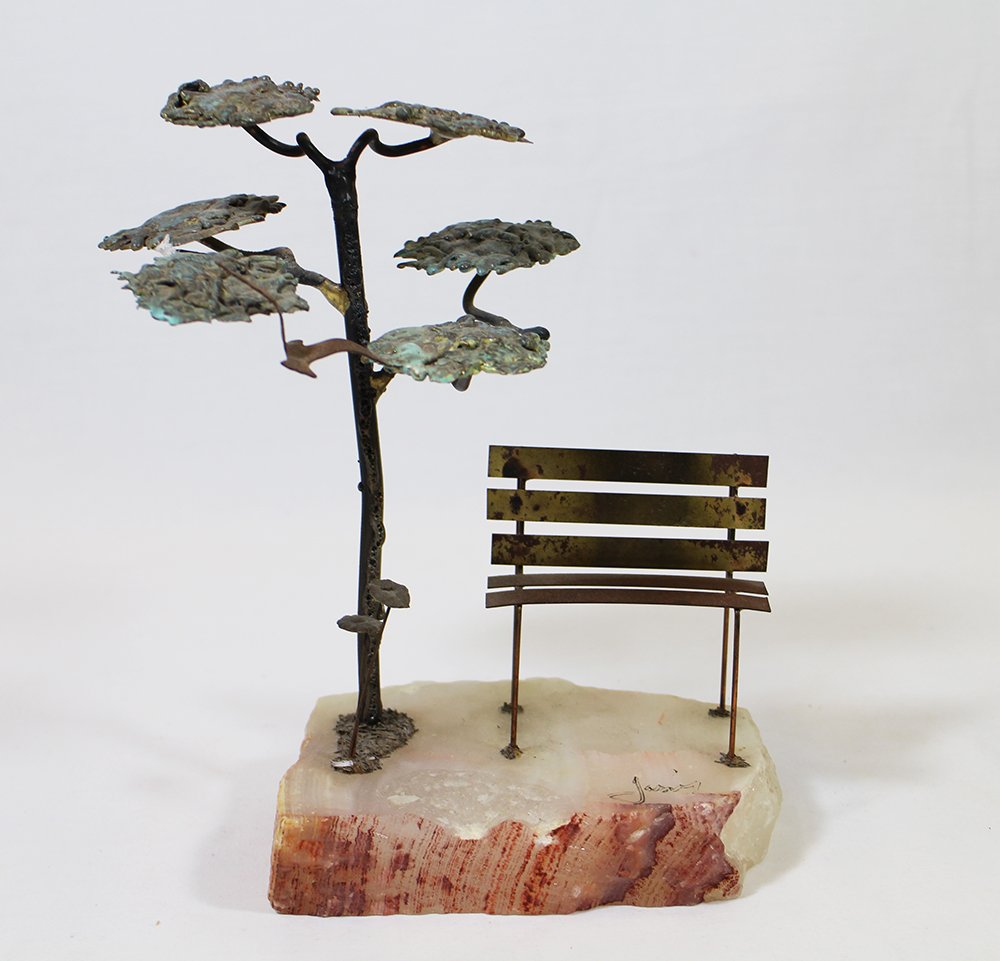 ROCK & BENCH SCULPTURE (1 of 3)