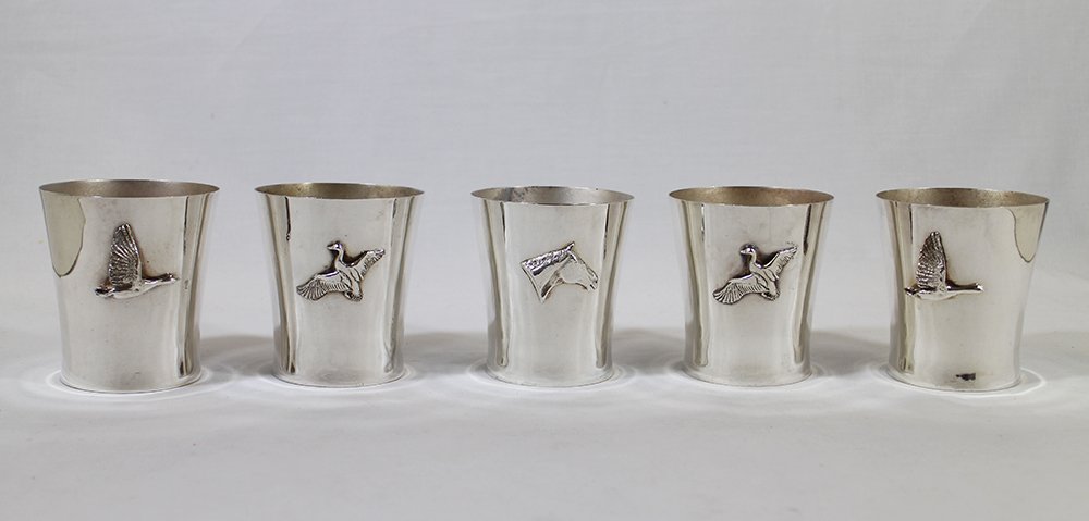 (5) SILVER MINT JULEP CUPS - THOMAS D. WILSON (1 of 4)