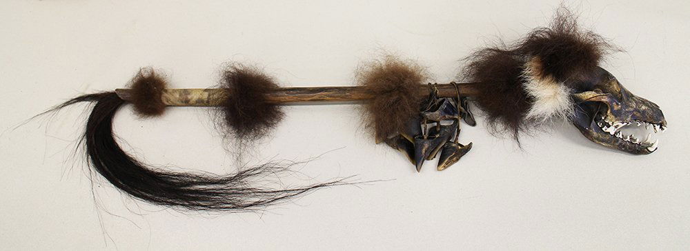 NATIVE AMERICAN INDIAN CEREMONIAL STICK (1 of 4)