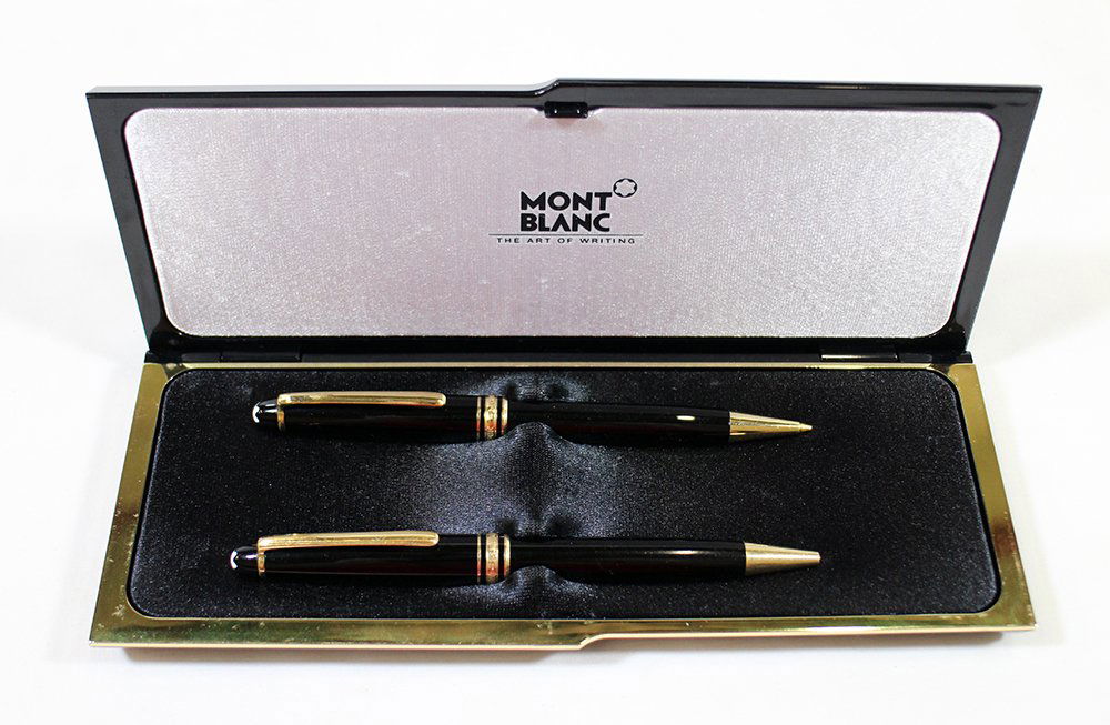 MONT BLANC MEISTERSTUCK PEN & PENCIL SET (1 of 2)