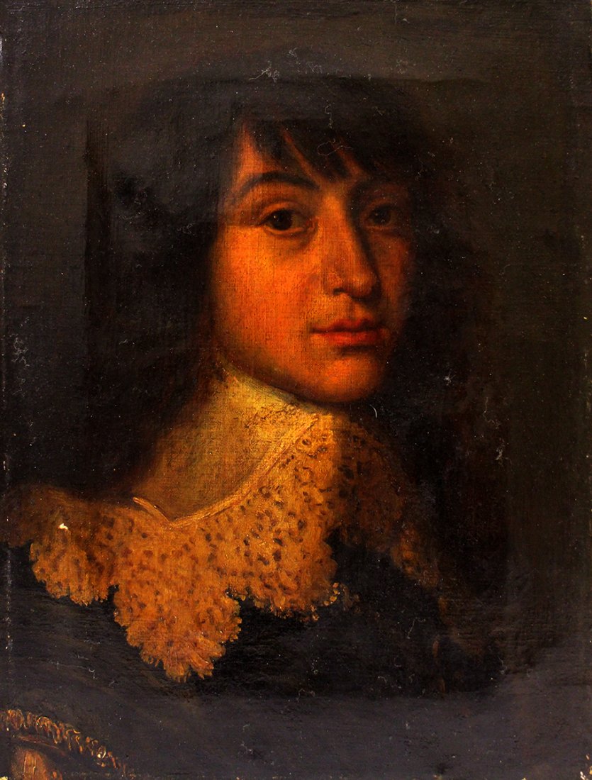 EUROPEAN OLD MASTER PORTRAIT PAINTING (1 of 3)