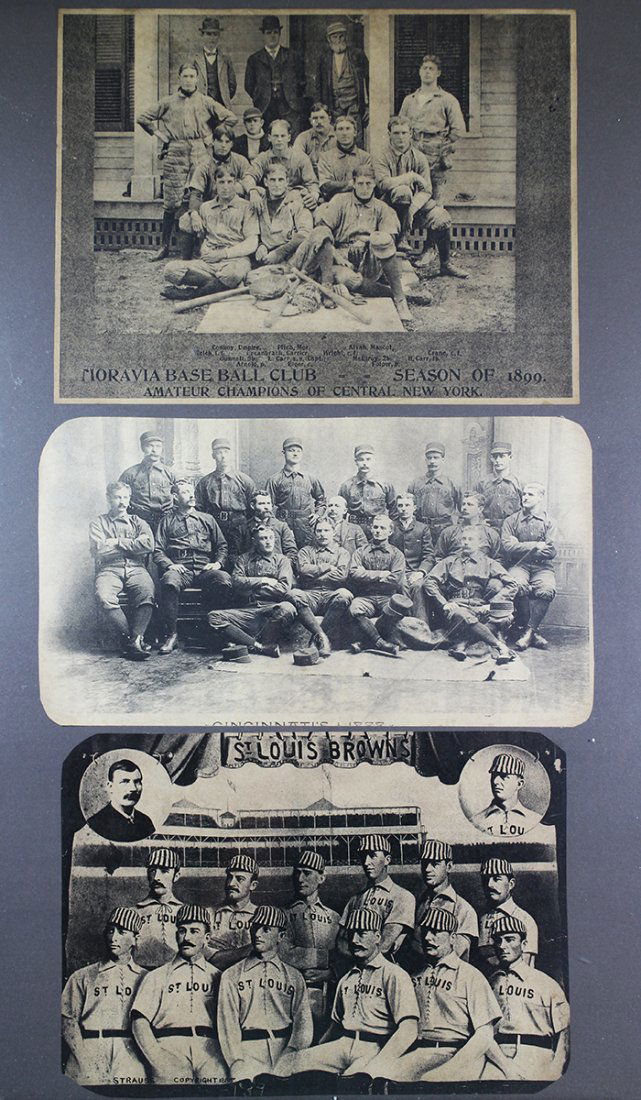 19TH CENTURY FRAMED BASEBALL PRINTS (1 of 5)